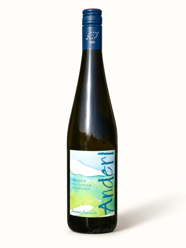 Flasche Bio Grüner Veltliner Lengenfeld Kamptal DAC 2024 vom Weinhof Anderl
