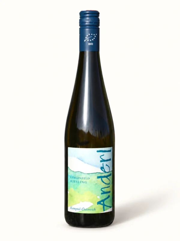 Bio Riesling Kamptal DAC 2024 – Weinhof Anderl. Flasche Bio Riesling Kamptal DAC 2024 vom Weinhof Anderl