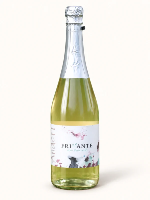 Flasche Frizzante Pinot weiß vom Weinhof Anderl