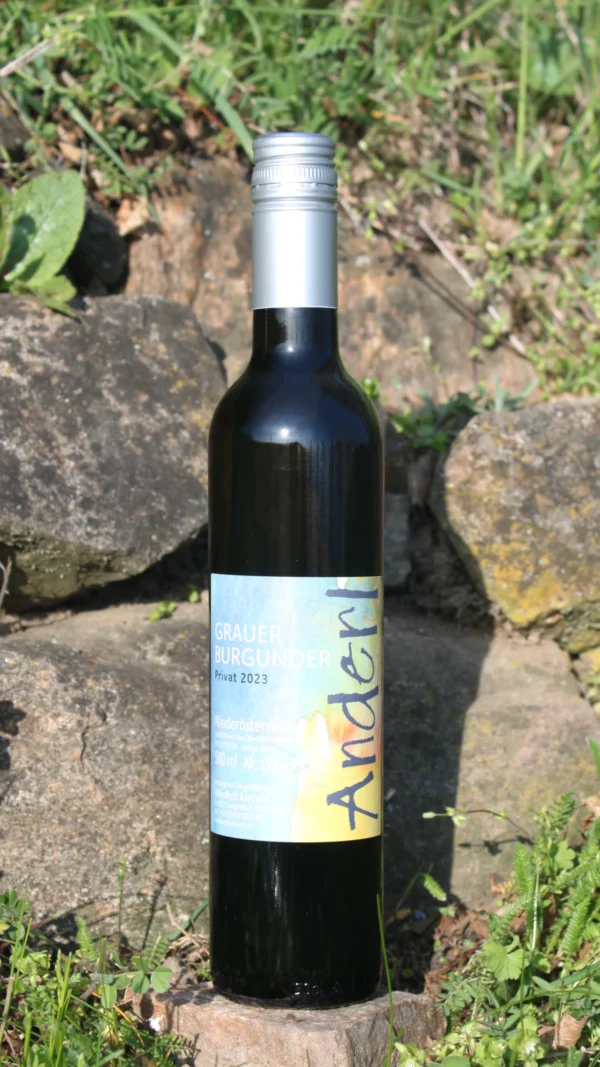 Flasche Grauburgunder Privat 2023 vom Weinhof Anderl