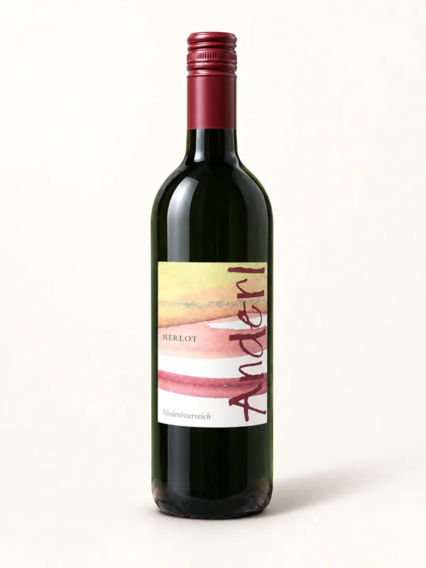 Flasche Merlot 2016 vom Weinhof Anderl